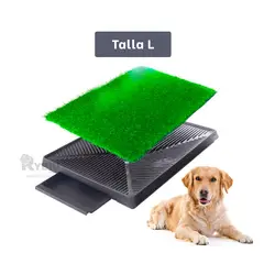 RYBIU IMPORT - Sanitario para Canes en Negro Y+Regalo Ligas para Peinar
