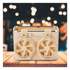 GENERICO - Organizador Util de Objetos en Carro Crema Y+Gift Stickers