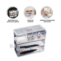 GENERICO - Cofre de Acrilico en Transparente Y+Banderitas Adhesivas