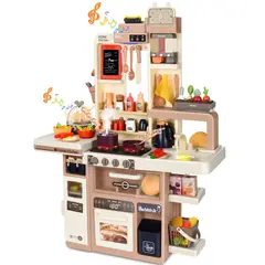 GENERICO - Cocina con vapor de sonidos reales y luz 88pz