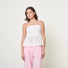 EXIT - Blusa Faren Hueso Mujer