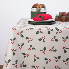 CASIOPIA - Mantel antimanchas cuadrado 8 sillas BELEN