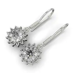 LUYA JOYERÍA - Aretes con corte circular de Luya