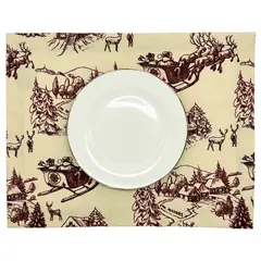 CASIOPIA - Set 4 individuales antimanchas SANTA