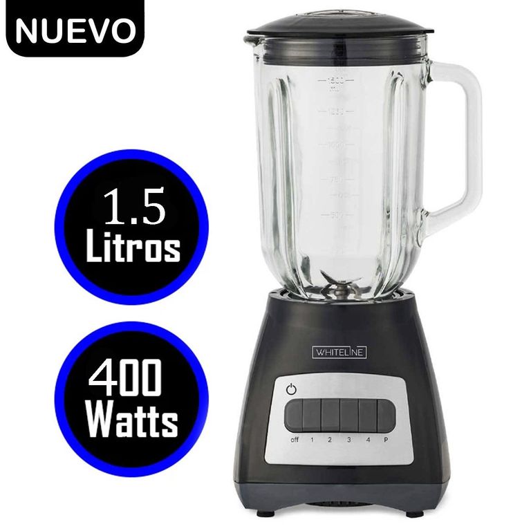Licuadora Vaso de Vidrio 1.5 Litros