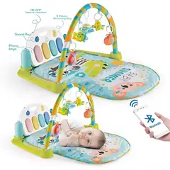 GENERICO - Gimnasio para Bebe con Piano Musical Verde