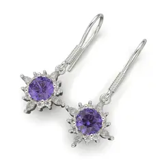 LUYA JOYERÍA - Aretes copo de nieve de Luya