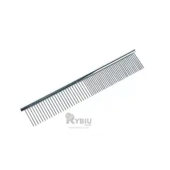 GENERICO - Peine de Metal Quita Nudos de Pelo para Mascota en Plateado