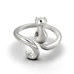 LUYA JOYERÍA - Anillo de gato de Luya