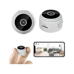 GENERICO - MINI CAMARA ESPIA DE SEGURIDAD WIFI A9 BLANCO