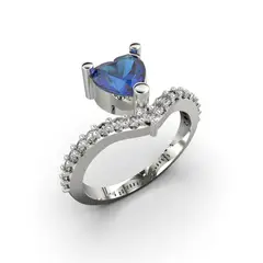 LUYA JOYERÍA - Anillo Vcorazón de Luya