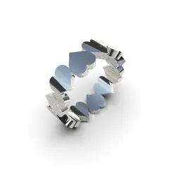 LUYA JOYERÍA - Anillo Corazones de Luya