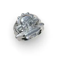 LUYA JOYERÍA - Anillo Skull Punk de Luya