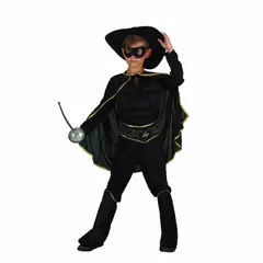 GENERICO - Disfraz de Bandido - 110 a 120 cm de estatura