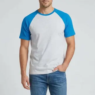 GENERICO - Polo Casual Hombre Slim Fit Bicolor Algodón Peruano