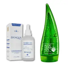BIOAQUA - Serum Acido Hialuronico 100 ml + Crema Corporal Aloe Vera -