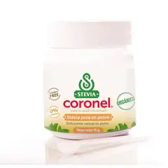 STEVIA CORONEL - Stevia Pura Orgánica en Polvo x 15 gr. -