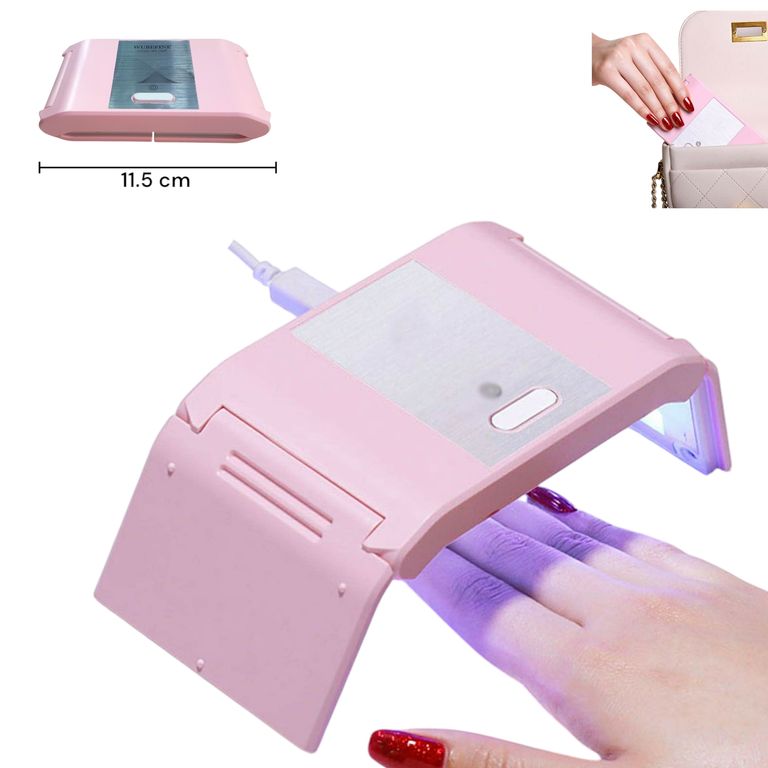 MINI LAMPARA DE UÑAS LED UV PORTÁTIL Y PLEGABLE