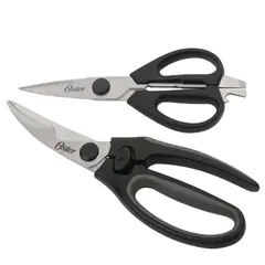 OSTER - Juego de 2 tijeras de Cocina Huxford acero inox