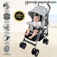 BABY - Coche Bastón de Lujo «ADOU» Gray