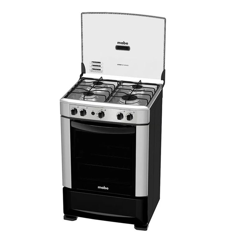 Cocina 4 Hornillas a Gas Acero Inoxidable CMP6014AG0 Silver