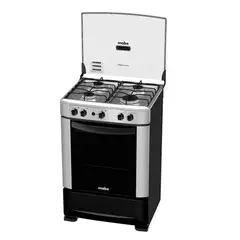 MABE - Cocina 4 Hornillas a Gas Acero Inoxidable CMP6014AG0 Silver