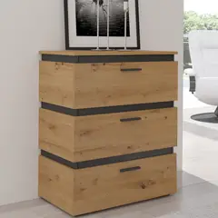 DIBA MUEBLES - Cajonera Moderna 3Cj Jude DIBA Muebles