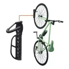 GENERICO - Pack X2 Rack De Pared Vertical Para Bicicleta Soporte Gancho