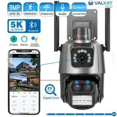 GENERICO - CÁMARA DE SEGURIDAD EXTERIOR PTZ 5K PRO CON ZOOM ÓPTICO