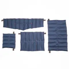 GENERICO - Compresa de Semilla 4 PZS - Hierbas Aromáticas Color Azul Jeans