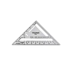 TRUPER - Escuadra 7" de Aluminio para Drywall Muros de Yeso, 15131