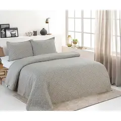 CASATEX - Cubrecama + Fundas de Almohada 2 Plazas - 100% Algodón