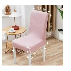 GENERICO - Fundas De Silla Spandex Para Comedor ROSADO