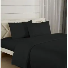 CASATEX - Juego de Sábanas 100% Algodón 2 Plz con Bordado - Bronderie