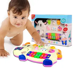 GENERICO - Piano Vaquita Educativo Musical y Luces Para Bebés