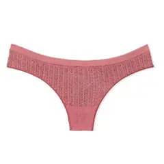 PINK - Panty Tanga sin costuras - Rosa