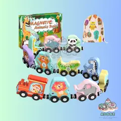 GENERICO - Tren Magnético de Madera Montessori Zeoddler para Niños