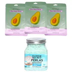 BIOAQUA - MASCARILLA FACIAL PALTA + EXFOLIANTE PERLA