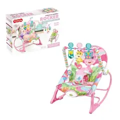 GENERICO - Silla Mecedora Vibratorio Jirafa Color Rosado