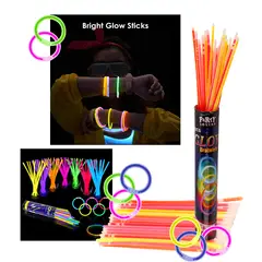 GENERICO - 50 Pulseras Neón Fosforescente Fiestas Eventos