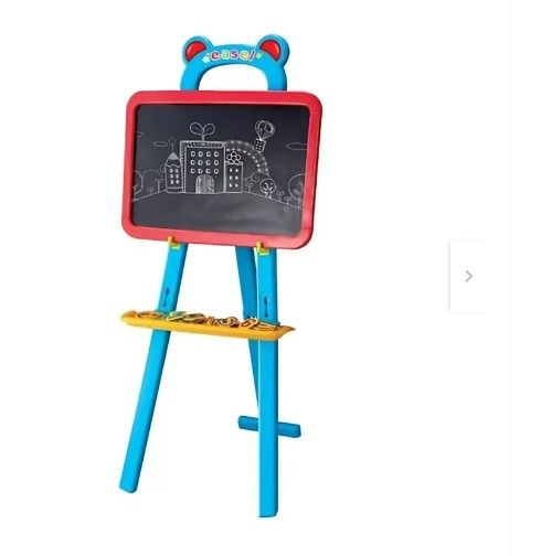 Pizarra 2 en 1 Infantil con Superficie para Pintar y Dibujar