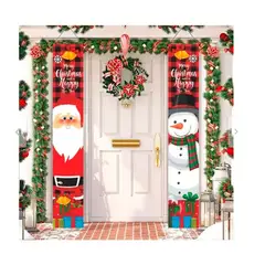 GENERICO - Decoraciones De Navidad Para Puertas Adornos 180x30cm