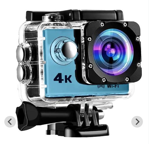 Cámara Video Deportiva 4K Ultra HD Wifi acuática