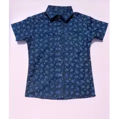 JOHN PRINCE - Camisa 100% algodón niños estampado hojas