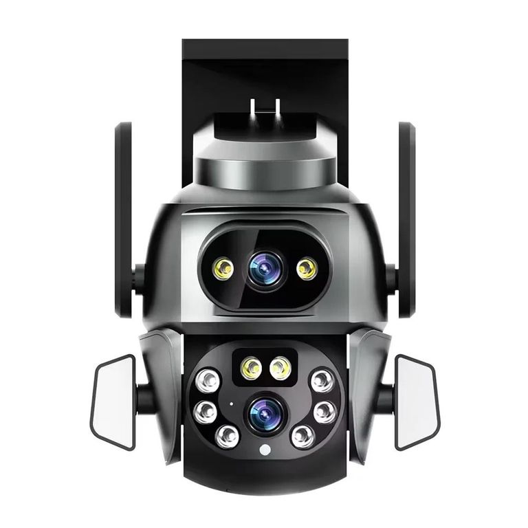 Cámara seguridad 8MP Para Exteriores Wifi Doble Lente 360 PRO