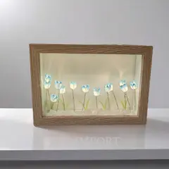 GENERICO - Porta Retrato de Tulipán con Luces