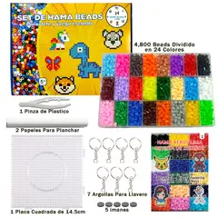 GENERICO - Hama Beads KIT 24 COLORES