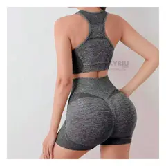 GENERICO - Top Comodo para Ejercicio en Plomo Y+Papel de Regalo