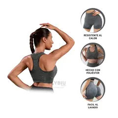 GENERICO - Conjunto Practico y Comodo en Plomo Y+Ligas de Regalo