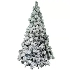 GENERICO - Árbol de navidad Pino NEVADO Americano - rama por rama 210cm - NR-210